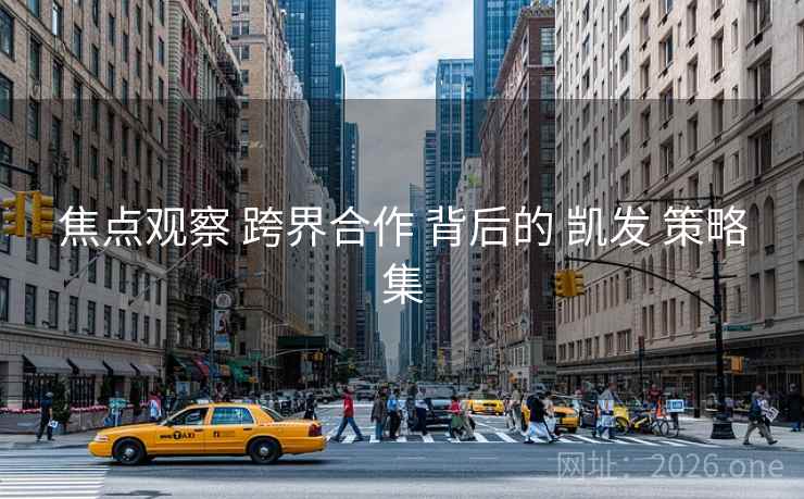 焦点观察 跨界合作 背后的 凯发 策略集