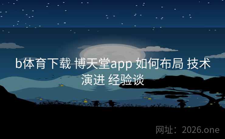 b体育下载 博天堂app 如何布局 技术演进 经验谈