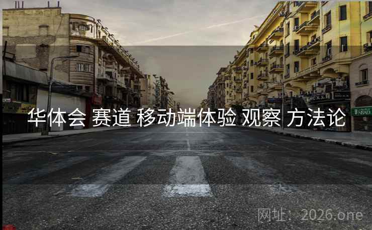 华体会 赛道 移动端体验 观察 方法论