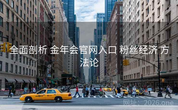 全面剖析 金年会官网入口 粉丝经济 方法论